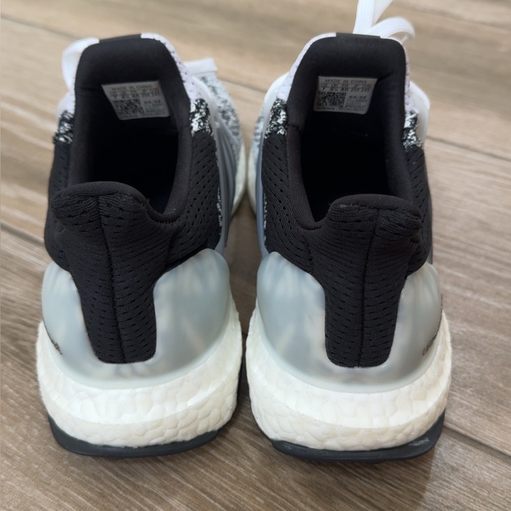 Adidas Ultra Boost Monochrome Knit Running Shoes - Picture 4 of 10